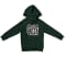 Straight Outta T-Nagar Unisex Youth Hoodie in Forest Green Color